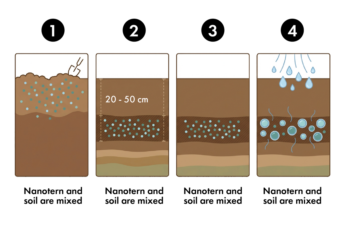 Nanotern Agriculture Bio+ Water Retention Granules – Biodegradable SAP for Organic Farming
